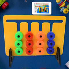 Montessori Slide Puzzles Toys For Kids (36 Challenges 1 Set)