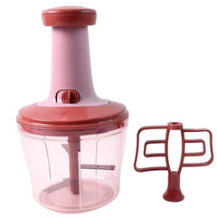 Apex Quba Push Chopper With Stainless Steel Blades (1000ml)