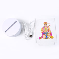 3D Lord Hanuman Frame lamp
