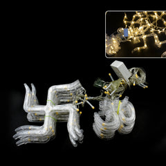 Swastik Om Curtain Decorative Lights String Lights